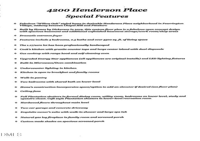 5th image of 4200 Henderson Pl, Pittsboro, NC 27312 | MLS# 10182181