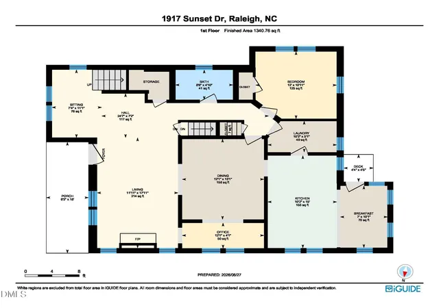 Photo 2 of Single family home for sale at 1917 Sunset Dr, Raleigh, NC 27608 | MLS# 10180823 | Listing updated on 2026-09-13