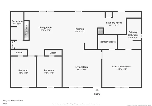 Homes for sale in Middlesex, NC | 101 Joyce Dr, Middlesex, NC 27557 | MLS# 765754