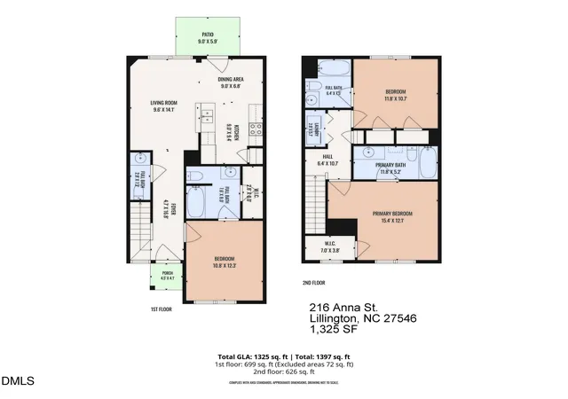 Photo 2 of Townhouse for sale at 216 Anna St, Lillington, NC 27546 | MLS# 10180203 | Listing updated on 2026-09-01