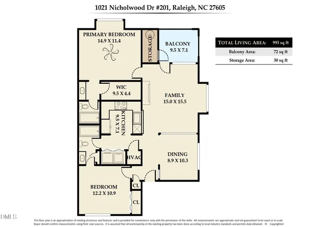 38th image of 1021 Nicholwood Dr #201, Raleigh, NC 27605 | MLS# 10185509