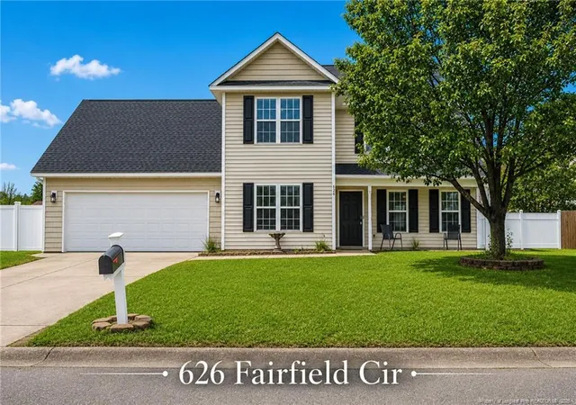 Photo 1 of Single family home for sale at 626 Fairfield Cir, Raeford, NC 28376 | MLS# 766923 | Listing updated on 2026-09-04