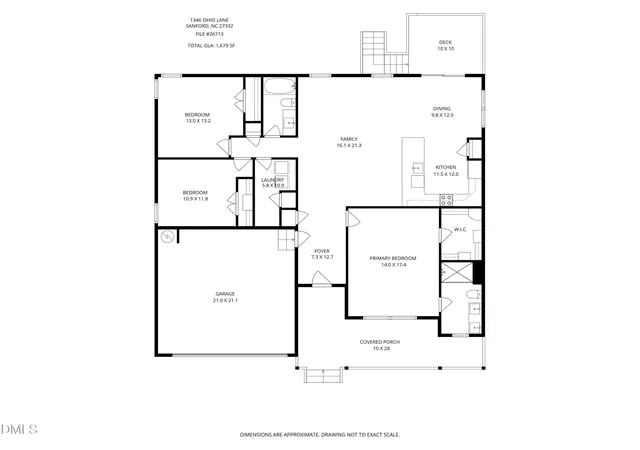 2nd image of 1346 Ohio Ln, Sanford, NC 27332 | MLS# 10186482