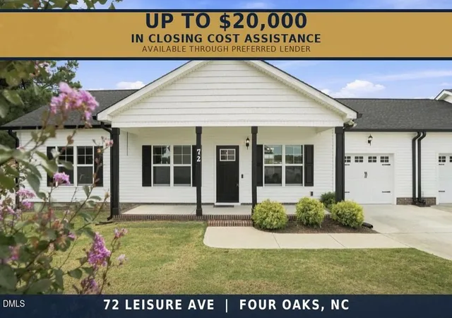 Photo 1 of Sale Pending at 72 Leisure Ave, Four Oaks, NC 27524 | MLS# 10186645 | Listing updated on 2026-08-28