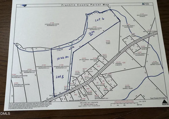 1st image of Lot 5 & 6 Sutton Rd, Louisburg, NC 27549 | MLS# 10188123