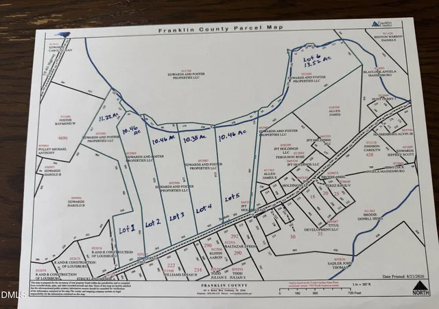 Photo 3 of Land for sale at Lot 5 & 6 Sutton Rd, Louisburg, NC 27549 | MLS# 10188123 | Listing updated on 2026-08-22