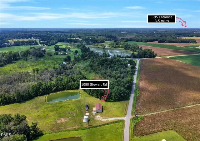 Photo 3 of Single family home for sale at 1088 Stewart Rd, Four Oaks, NC 27524 | MLS# 10188993 | Listing updated on 2026-09-17