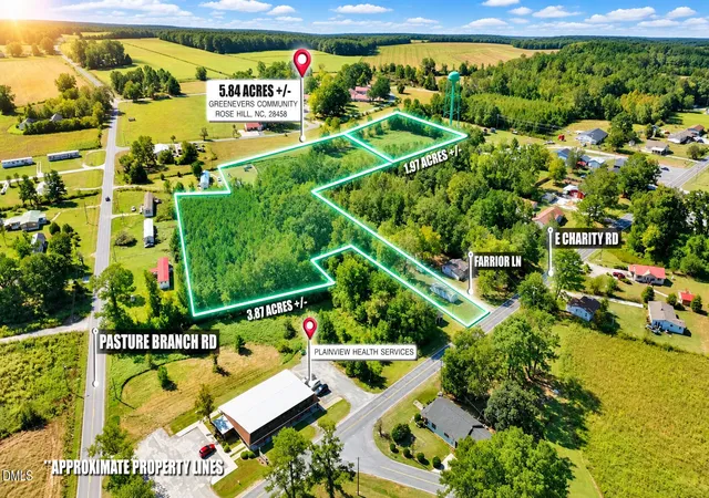 Photo 1 of Land for sale at 107 Farrior Ln, Rose Hill, NC 28458 | MLS# 10199296 | Listing updated on 2026-10-29