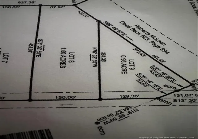 Photo 2 of Land for sale at Lot 8 Fairley Rd, Maxton, NC 28364 | MLS# 762300 | Listing updated on 2026-05-09