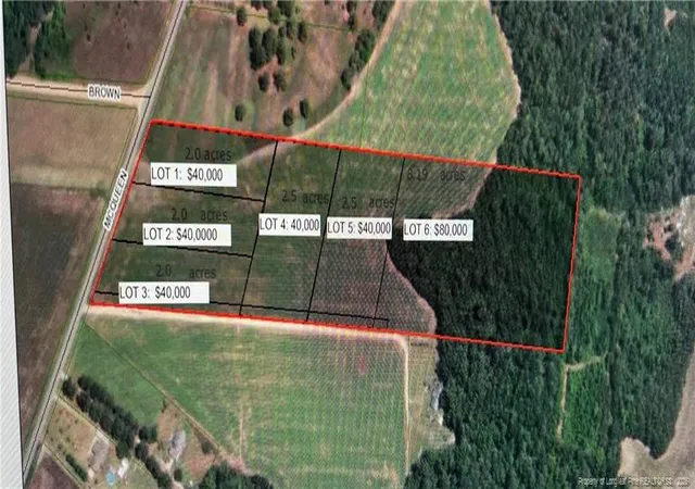 Photo 1 of Land for sale at Mcqueen Rd, Red Springs, NC 28377 | MLS# 750333 | Listing updated on 2026-02-04