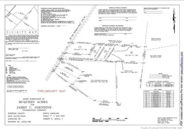 Photo 2 of Land for sale at Mcqueen Rd, Red Springs, NC 28377 | MLS# 750333 | Listing updated on 2026-02-04