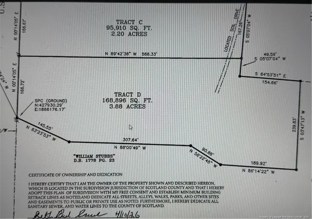 Photo 1 of Land for sale at Tract D Aberdeen Rd, Marston, NC 28363 | MLS# 761000 | Listing updated on 2026-04-18