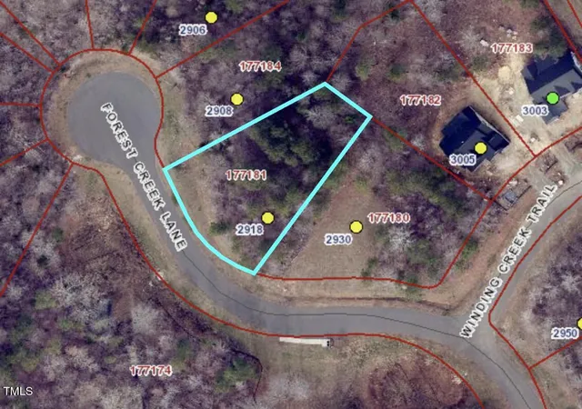 Photo 4 of Land for sale at 2918 Forest Crk Ln, Mebane, NC 27302 | MLS# 10071593 | Listing updated on 2026-05-06