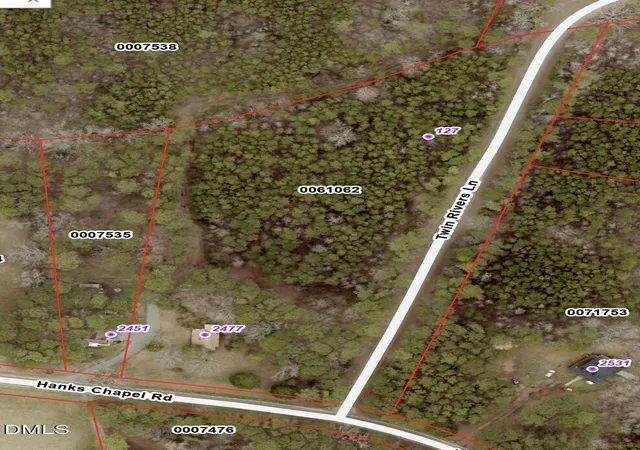 Photo 2 of Land for sale at 2477 Hanks Chapel Rd, Pittsboro, NC 27312 | MLS# 10133358 | Listing updated on 2026-03-11
