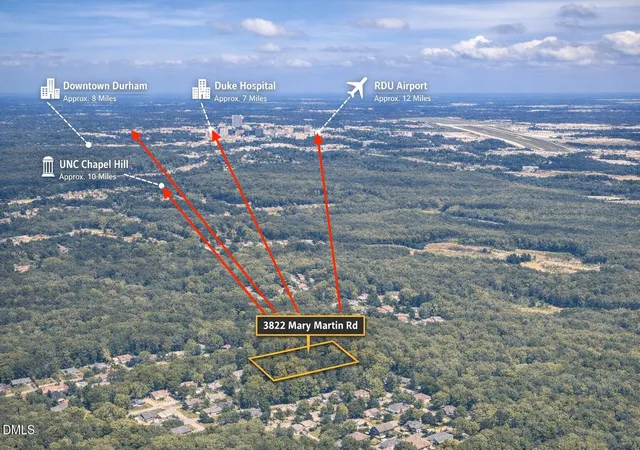 Photo 7 of Land for sale at 3822 Mary Martin Rd, Durham, NC 27703 | MLS# 10153178 | Listing updated on 2026-03-26