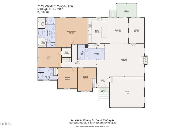 Photo 2 of Sale Pending at 7119 Wexford Woods Trl, Raleigh, NC 27613 | MLS# 10162499 | Listing updated on 2026-04-29