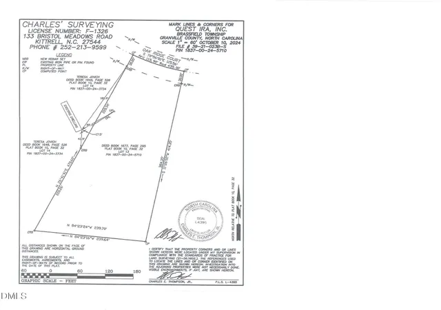 Photo 1 of Land for sale at 4050 Oak Ridge Ct, Franklinton, NC 27525 | MLS# 10153583 | Listing updated on 2026-04-28