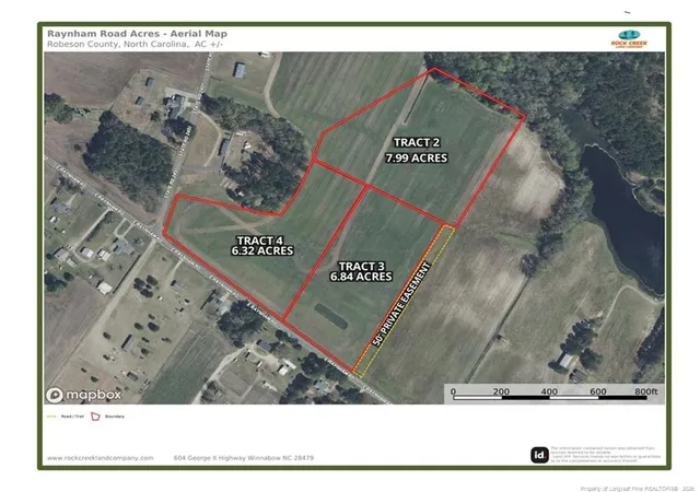 Photo 2 of Land for sale at Raynham Rd, Fairmont, NC 28340 | MLS# 757353 | Listing updated on 2026-05-12