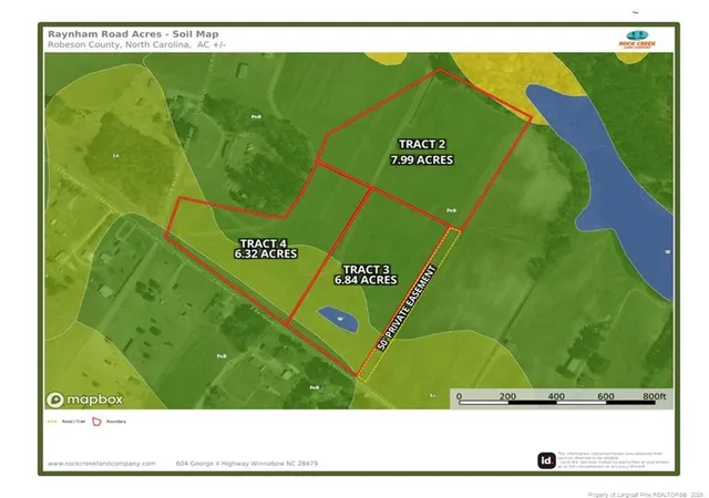 Photo 9 of Land for sale at Raynham Rd, Fairmont, NC 28340 | MLS# 757353 | Listing updated on 2026-05-12
