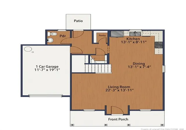 Photo 2 of Single family home for sale at 512 Bartley St, Vass, NC 28394 | MLS# 760292 | Listing updated on 2026-05-11