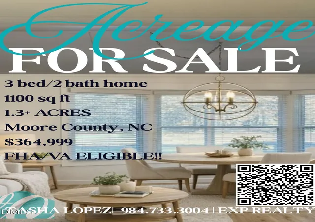 Photo 1 of Single family home for sale at 3280 Lakebay Rd, Vass, NC 28394 | MLS# 10131260 | Listing updated on 2026-05-02