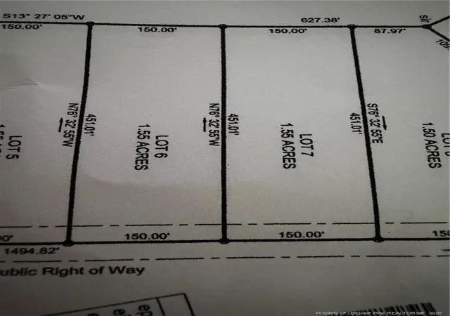 Photo 2 of Land for sale at Lot 7 Fairley Rd, Maxton, NC 28364 | MLS# 762299 | Listing updated on 2026-05-08
