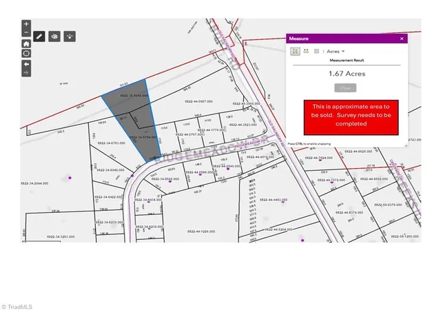 Land for sale at 1.67 Acres Lot #15 Ridgemeadow Dr, Winston Salem, NC 27127 | MLS# 1227900