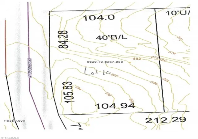 Photo 2 of Land for sale at 600 Berrywood St, Winston Salem, NC 27105 | MLS# 1087707 | Listing updated on 2026-05-01