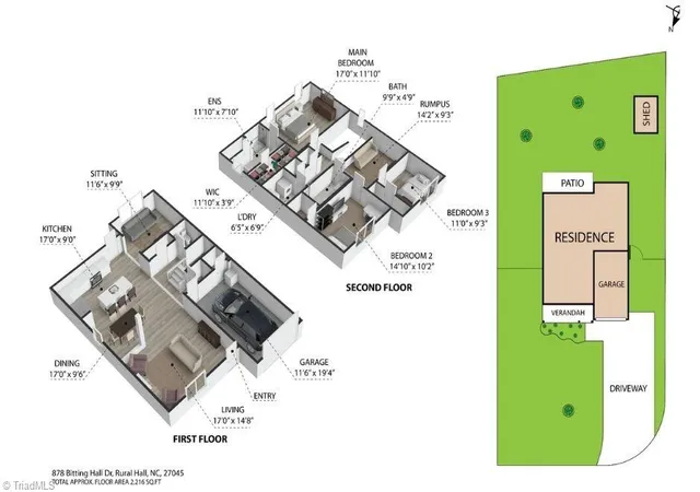 43rd image of 878 Bitting Hall Dr, Rural Hall, NC 27045 | MLS# 1224855