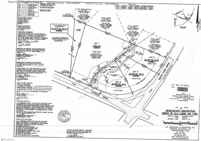 Photo 3 of Land for sale at Lot 3 S Park Dr, Reidsville, NC 27320 | MLS# 1228574 | Listing updated on 2026-09-04
