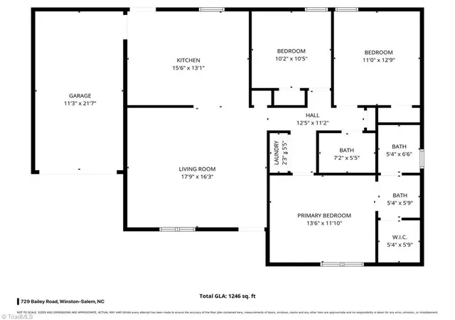 22nd image of 729 Bailey Rd, Winston Salem, NC 27107 | MLS# 1225349