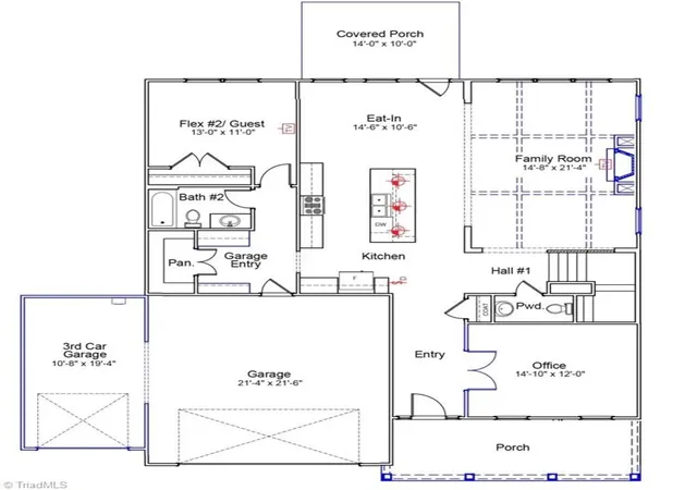 2nd image of 1312 Creek Knoll Dr, Lewisville, NC 27023 | MLS# 1217370