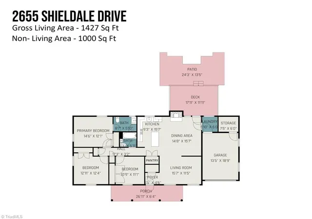 24th image of 2655 Shieldale Dr, Winston Salem, NC 27107 | MLS# 1202736
