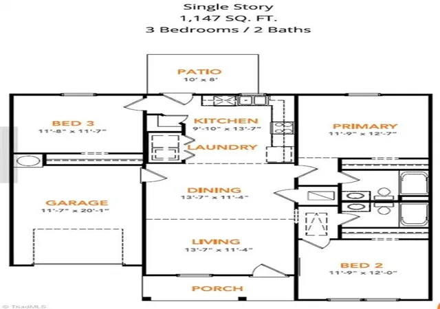 5th image of 134 River Run Dr, Mount Airy, NC 27030 | MLS# 1219950