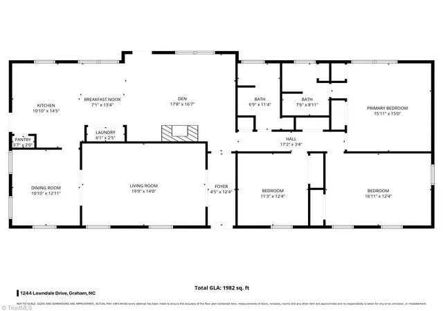 50th image of 1244 Lawndale Rd, Graham, NC 27253 | MLS# 1220104
