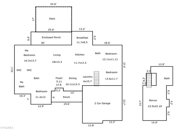 27th image of 966 Tremore Club Dr, Burlington, NC 27215 | MLS# 1222606