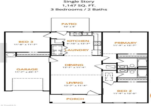 5th image of 128 River Run Dr, Mount Airy, NC 27030 | MLS# 1219952