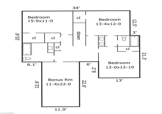 Photo 3 of Single family home for sale at 6379 Gumwood Rd, Oak Ridge, NC 27310 | MLS# 1225605 | Listing updated on 2026-09-11