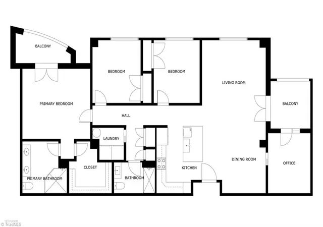 Photo 2 of Sale Pending at 113 N Church St #305, Greensboro, NC 27401 | MLS# 1228130 | Listing updated on 2026-09-05