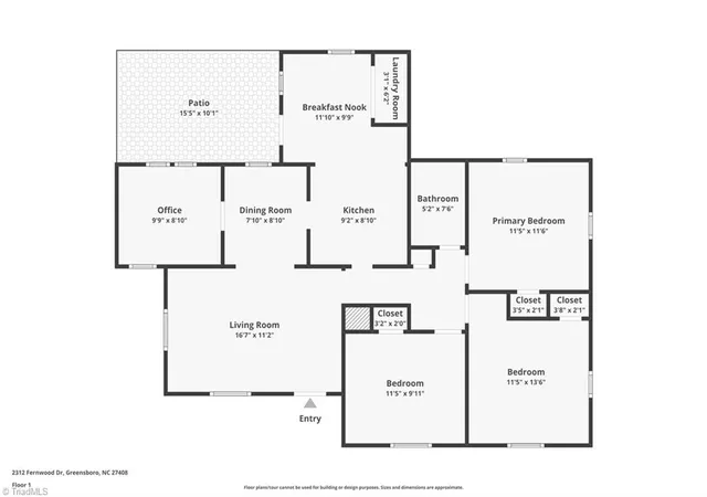 Photo 2 of Sale Pending at 2312 Fernwood Dr, Greensboro, NC 27408 | MLS# 1231582 | Listing updated on 2026-09-03