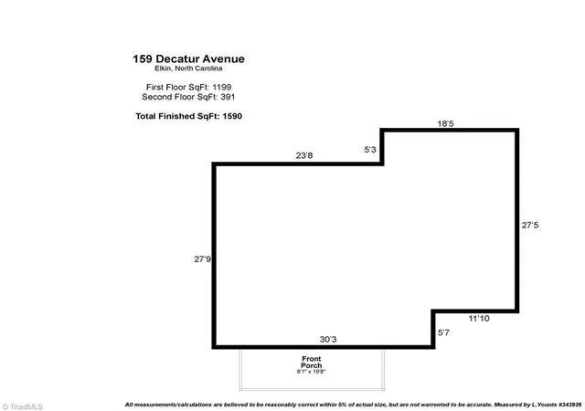 Photo 30 of Single family home for sale at 159 Decatur Ave, Elkin, NC 28621 | MLS# 1222723 | Listing updated on 2026-08-10