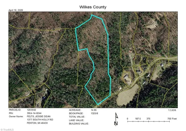 Photo 4 of Land for sale at Tbd Cane Crk Church Rd, Mc Grady, NC 28649 | MLS# 1216403 | Listing updated on 2026-04-16