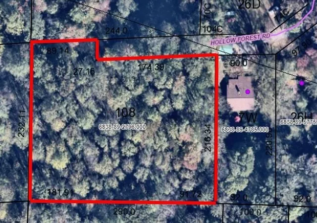 Photo 1 of Land for sale at 0 Holw Forest Rd, Winston Salem, NC 27105 | MLS# 1229522 | Listing updated on 2026-07-30