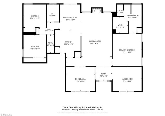 Photo 3 of Single family home for sale at 5410 Stone Xing Dr, Winston Salem, NC 27104 | MLS# 1224776 | Listing updated on 2026-09-10