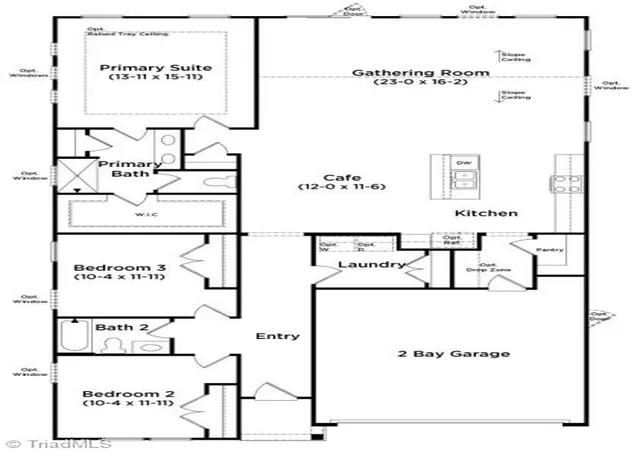 Photo 2 of Single family home for sale at 1270 Ophelia Way, Gibsonville, NC 27249 | MLS# 1222907 | Listing updated on 2026-08-29