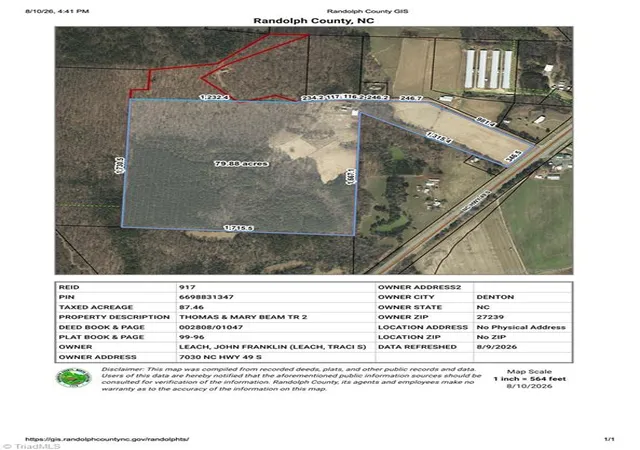 37th image of 00 Nc Hwy 49 S, Denton, NC 27239 | MLS# 1220094