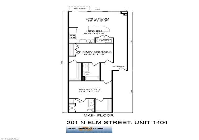 48th image of 201 N Elm St #1404, Greensboro, NC 27401 | MLS# 1201772
