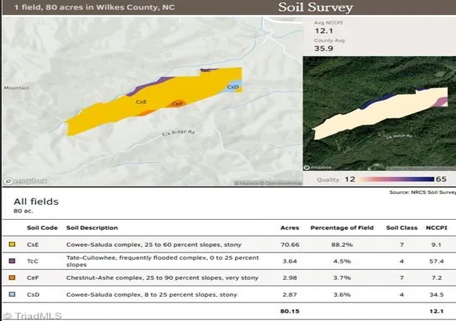 Photo 5 of Land for sale at Tbd Elk Horn Rd, Ferguson, NC 28624 | MLS# 1227376 | Listing updated on 2026-07-10