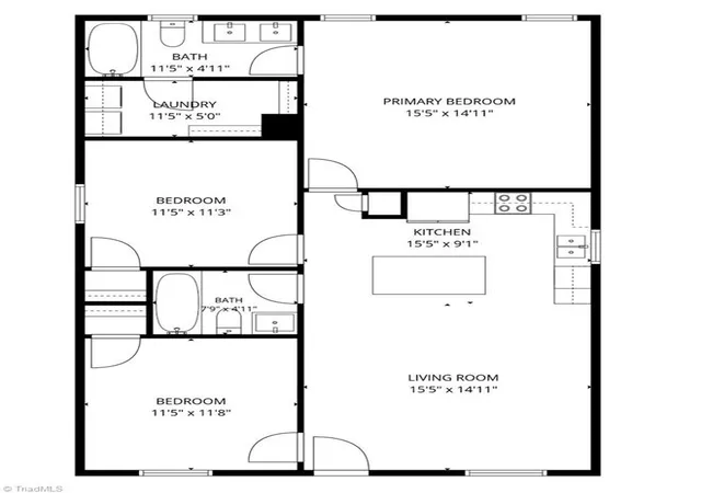 Photo 3 of Single family home for sale at 104 E Gene Hairston St, Madison, NC 27025 | MLS# 1233178 | Listing updated on 2026-08-26