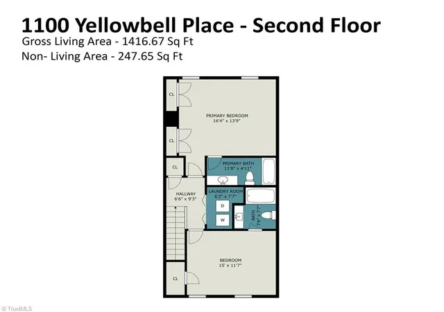 44th image of 1100 Yellowbell Pl, Greensboro, NC 27410 | MLS# 1231538